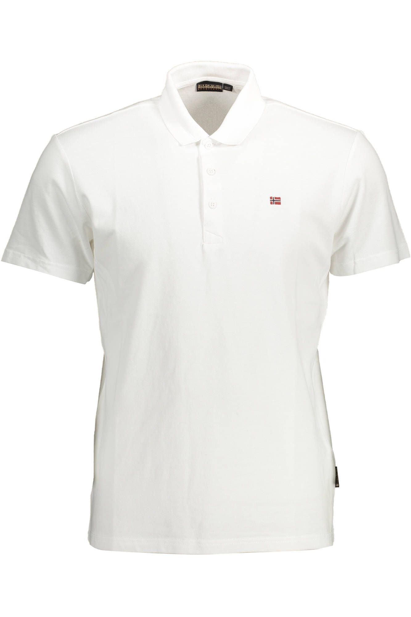 White Cotton Polo Shirt