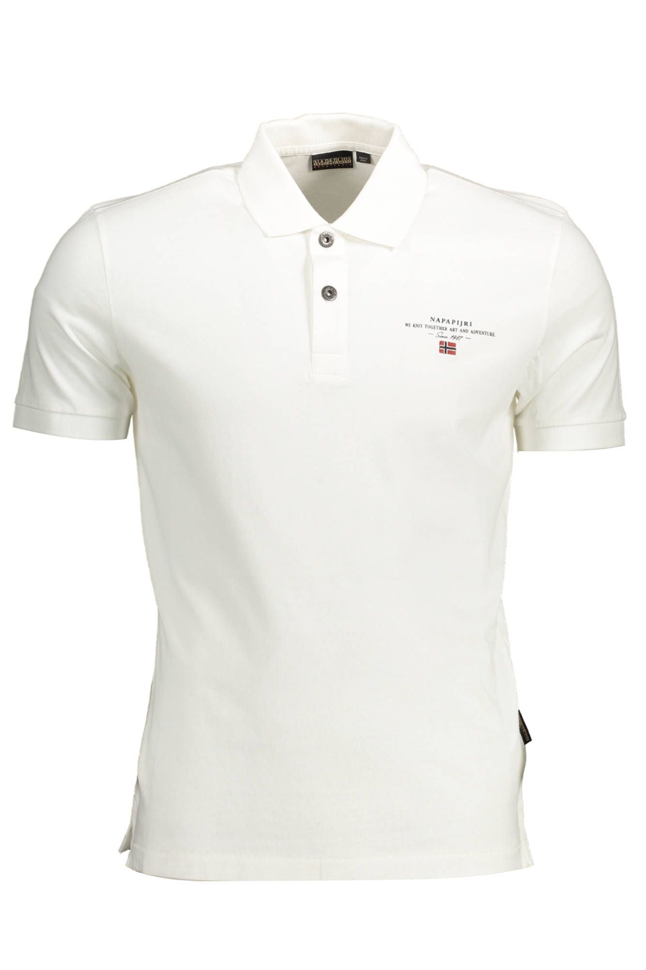 White Cotton Polo Shirt