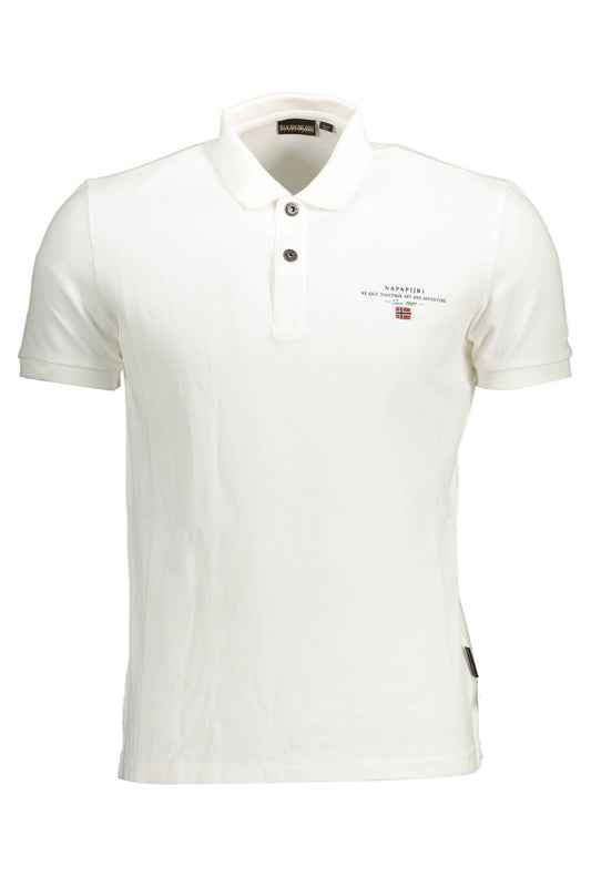 White Cotton Polo Shirt