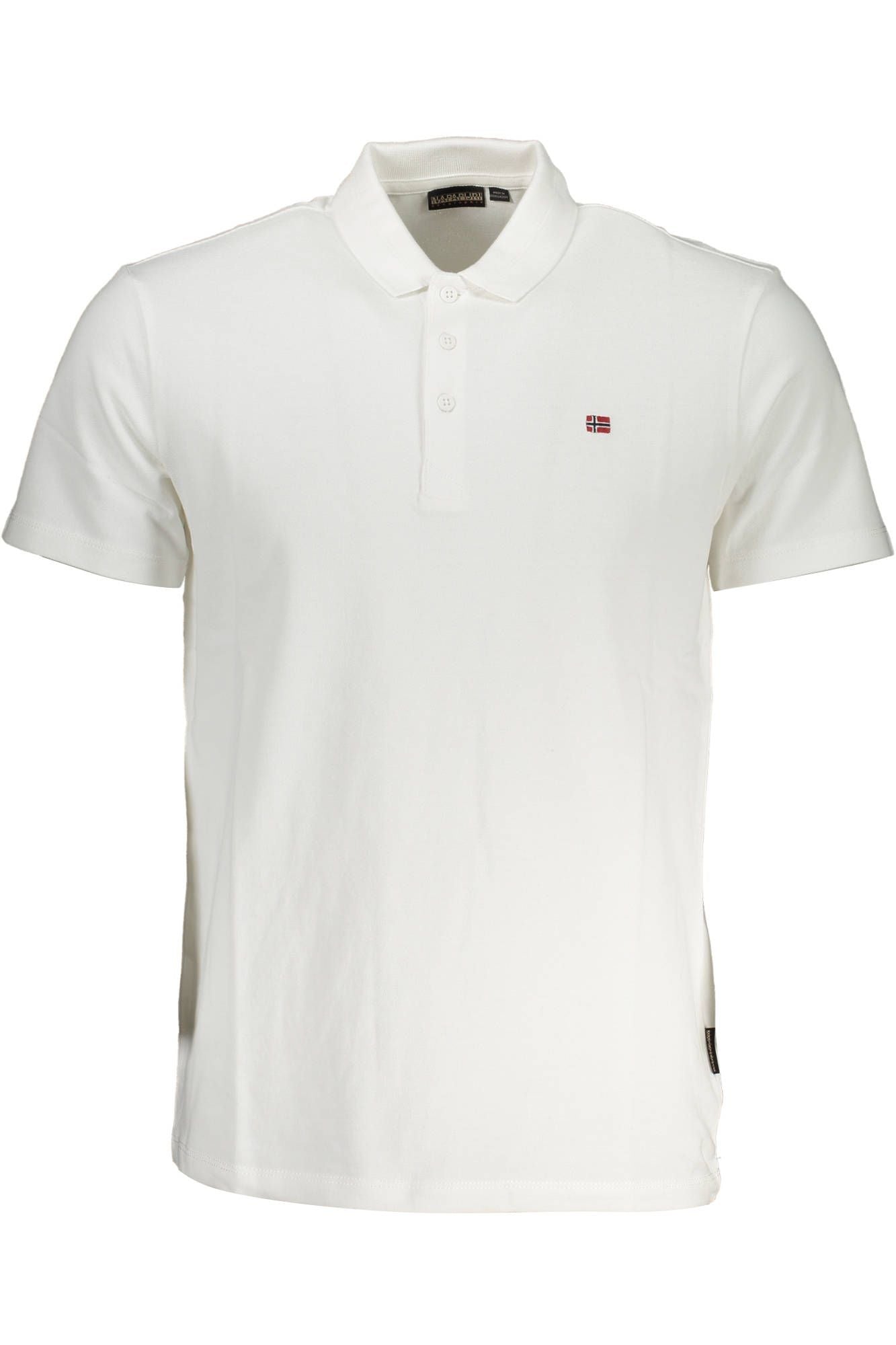 White Cotton Polo Shirt
