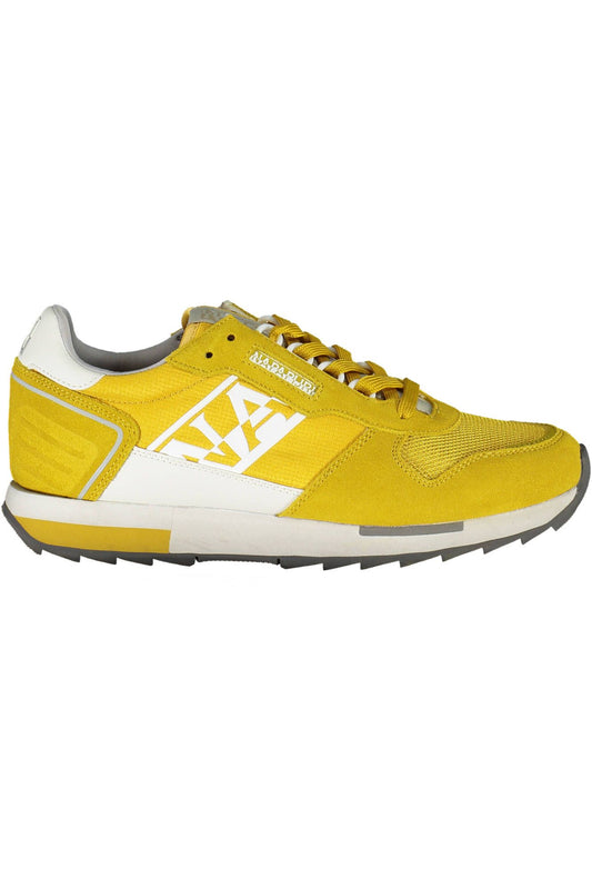 Yellow Polyester Sneaker