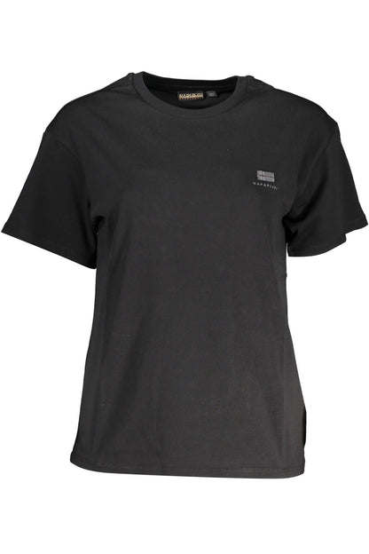 Black Cotton Tops & T-Shirt