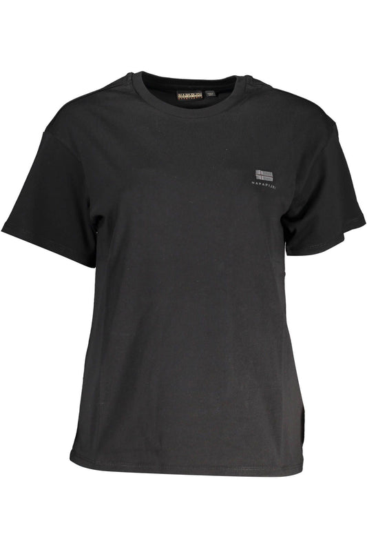 Black Cotton Tops & T-Shirt