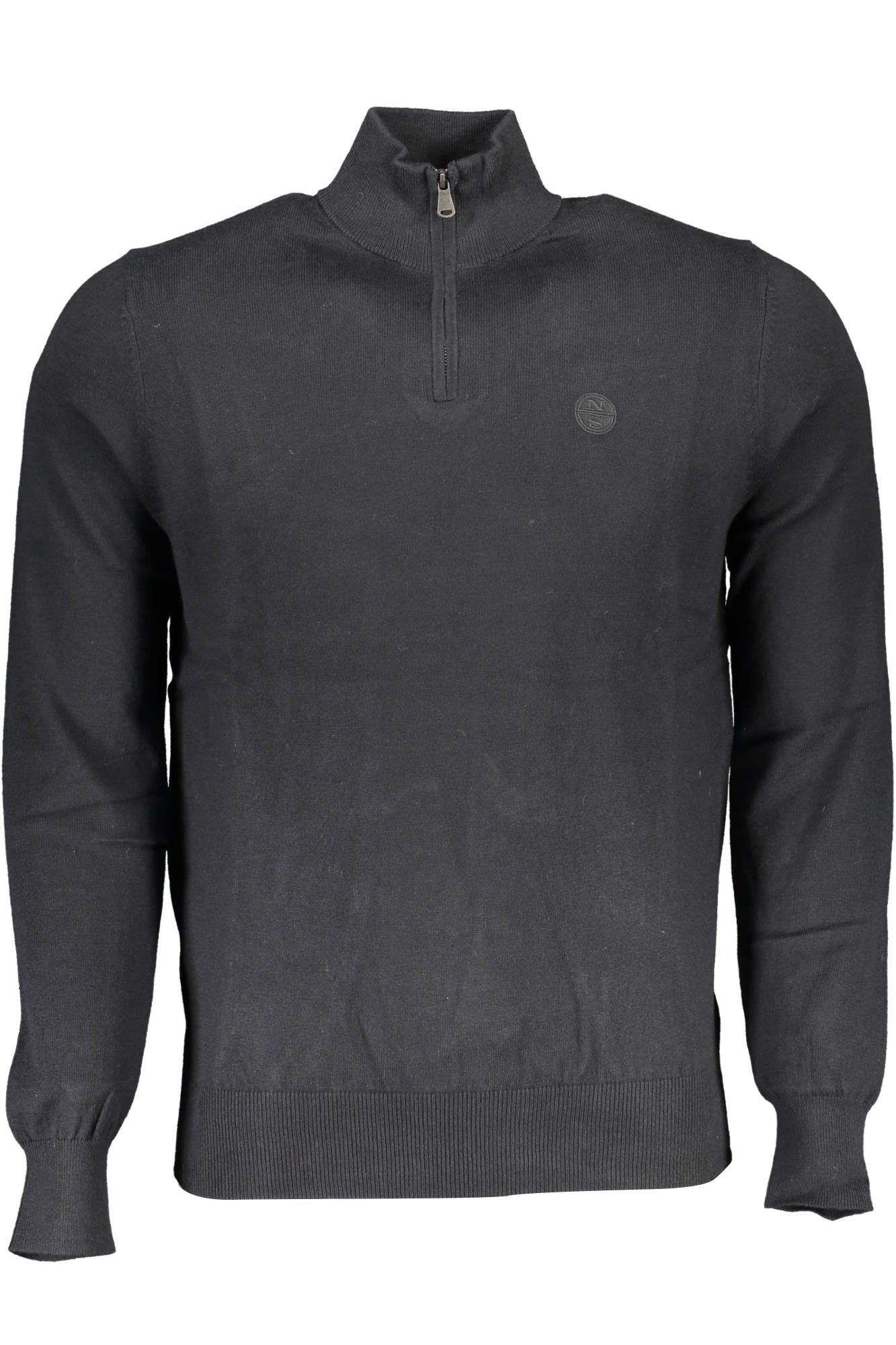 Black Cotton Sweater
