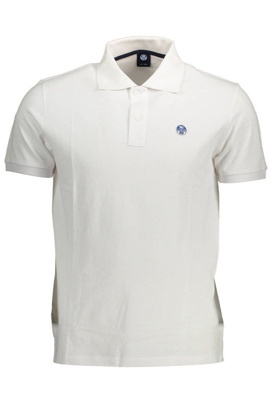 White Cotton Polo Shirt