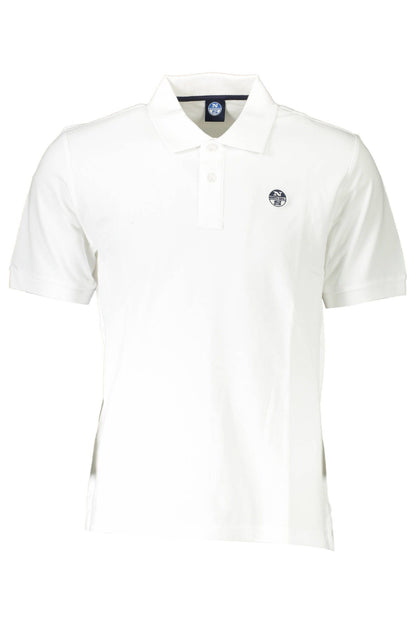 White Cotton Polo Shirt