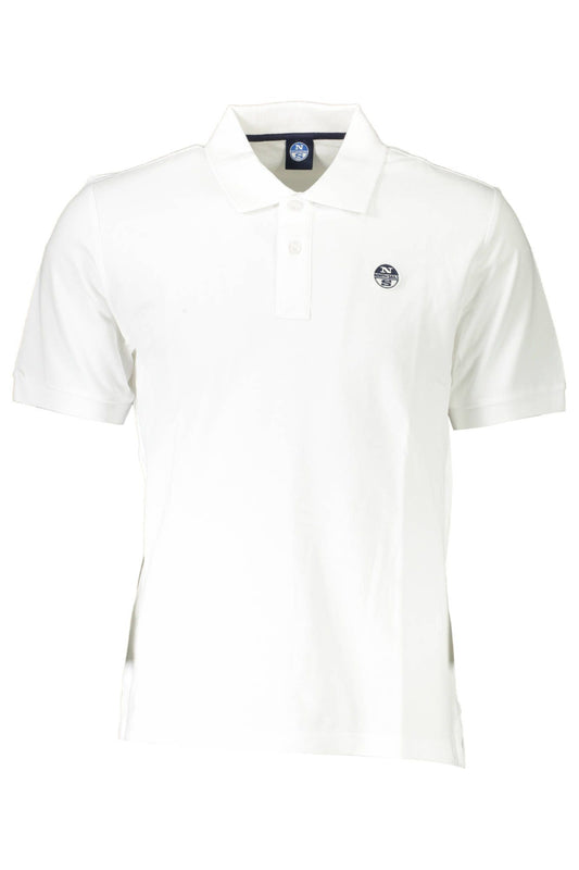 White Cotton Polo Shirt