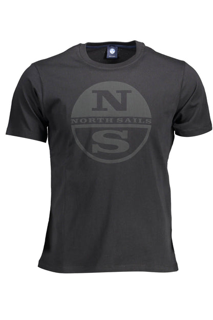 Black Cotton T-Shirt