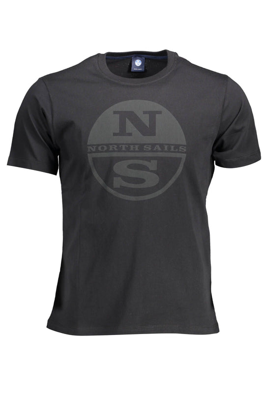 Black Cotton T-Shirt