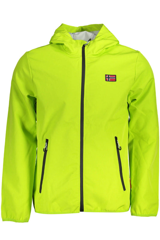 Yellow Polyester Jacket