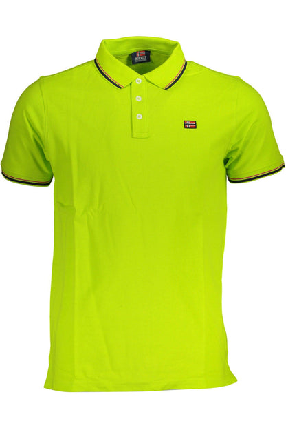 Yellow Cotton Polo Shirt
