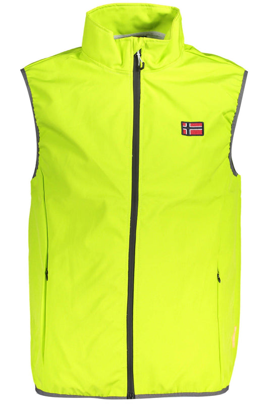 Yellow Polyester Jacket