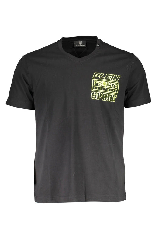 Black Cotton T-Shirt