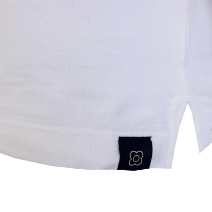 White Cotton Polo Shirt