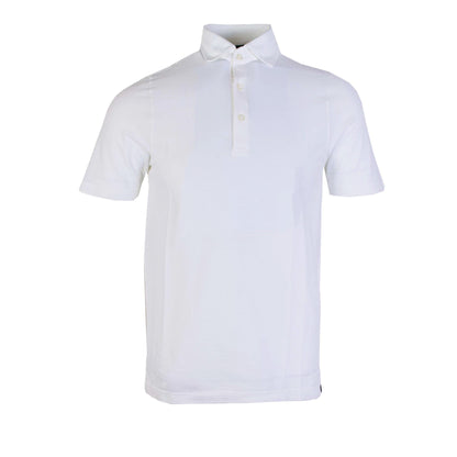 White Cotton Polo Shirt