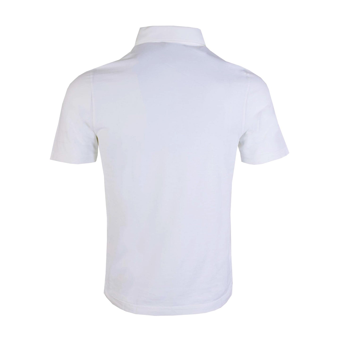 White Cotton Polo Shirt
