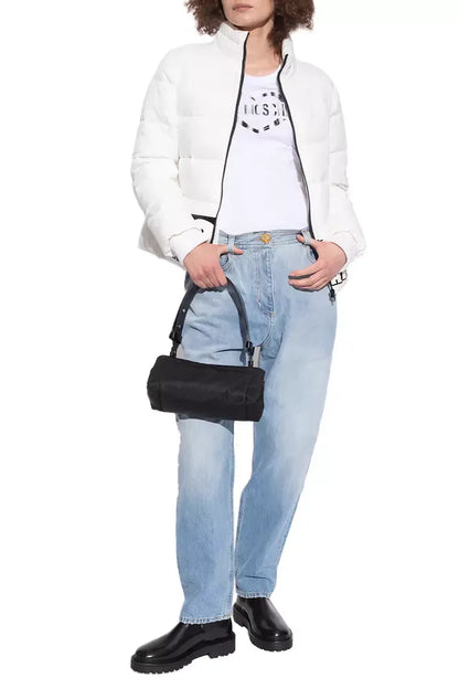 White Nylon Jackets & Coat