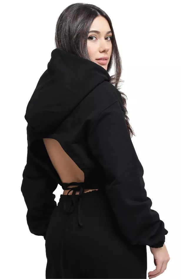 Black Cotton Sweater