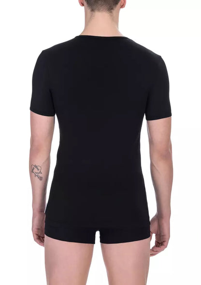 Black Cotton T-Shirt
