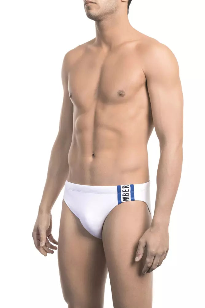 White Polyamide Swimwear
