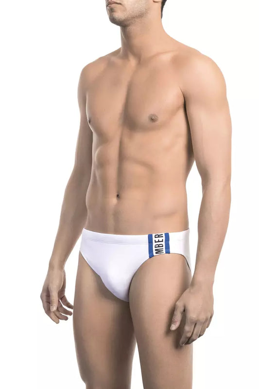 White Polyamide Swimwear