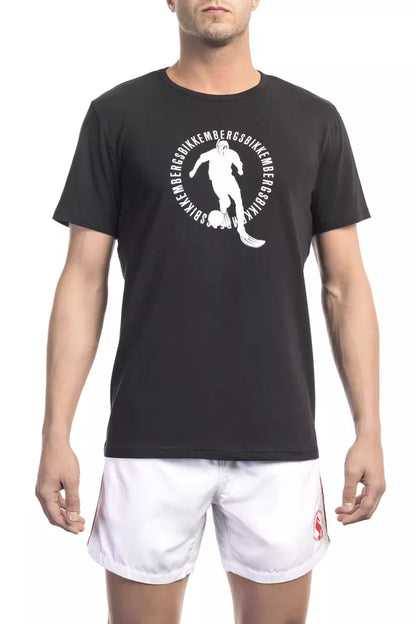 Black Cotton T-Shirt