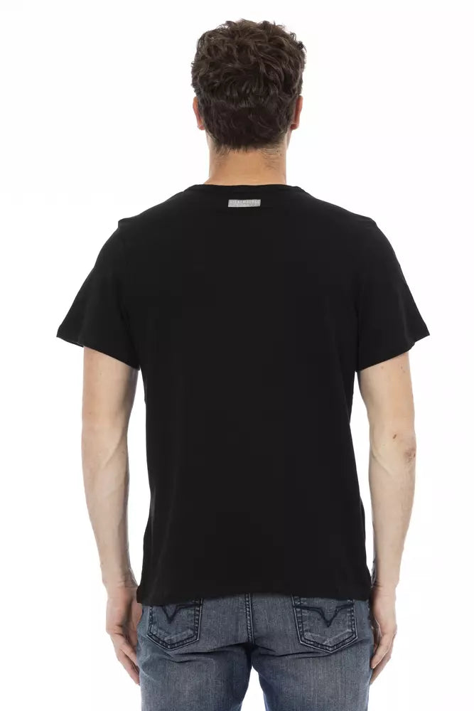 Black Cotton T-Shirt