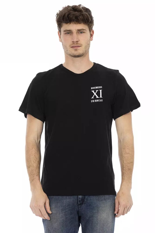 Black Cotton T-Shirt