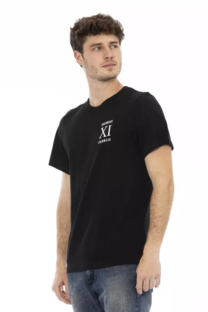 Black Cotton T-Shirt