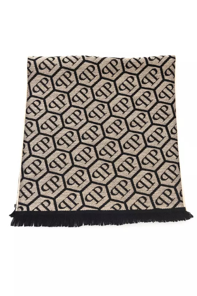 Beige Wool Scarf
