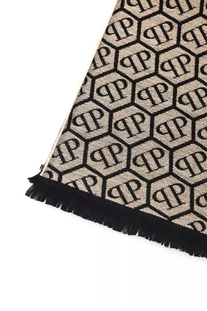 Beige Wool Scarf