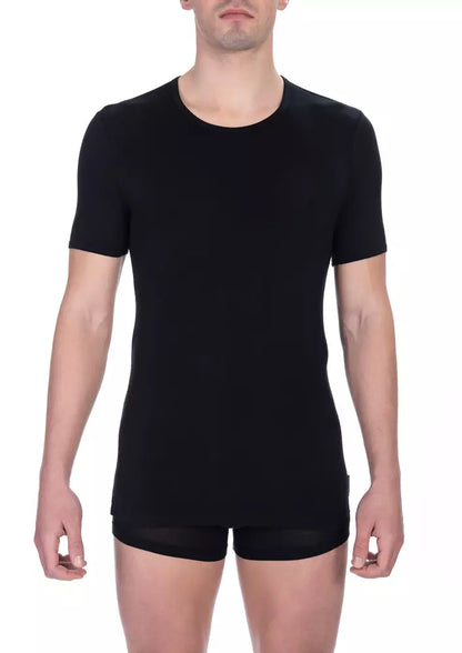 Black Cotton T-Shirt