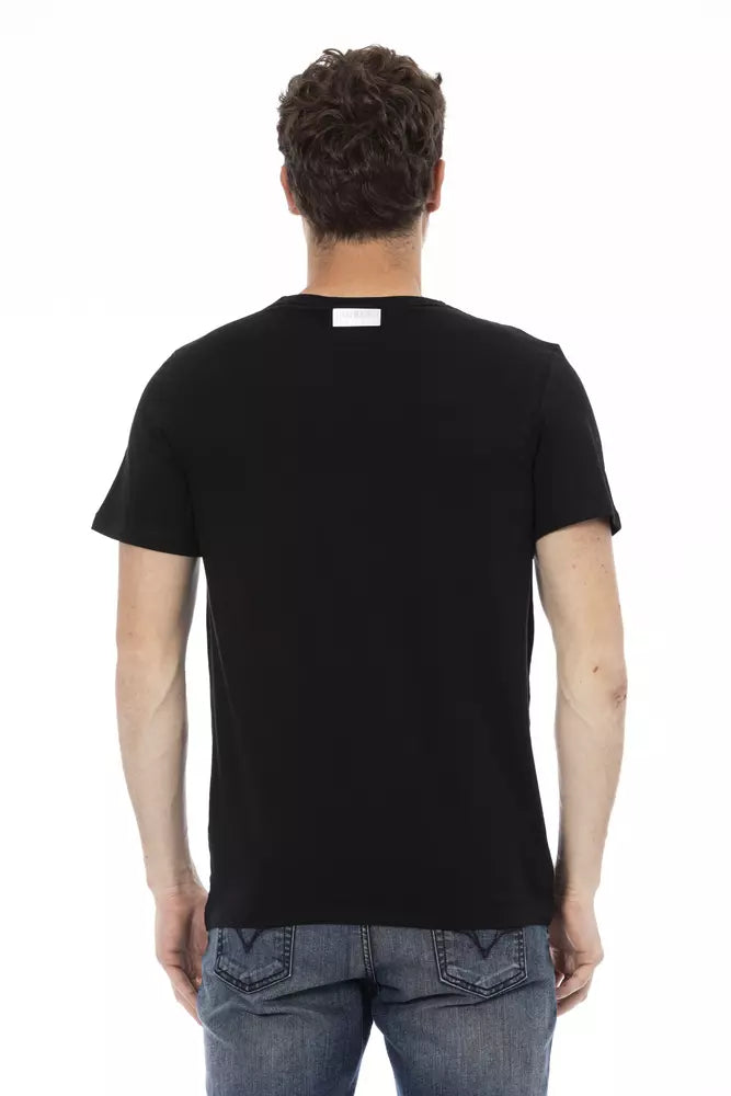 Black Cotton T-Shirt