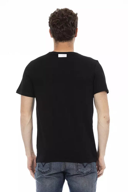 Black Cotton T-Shirt