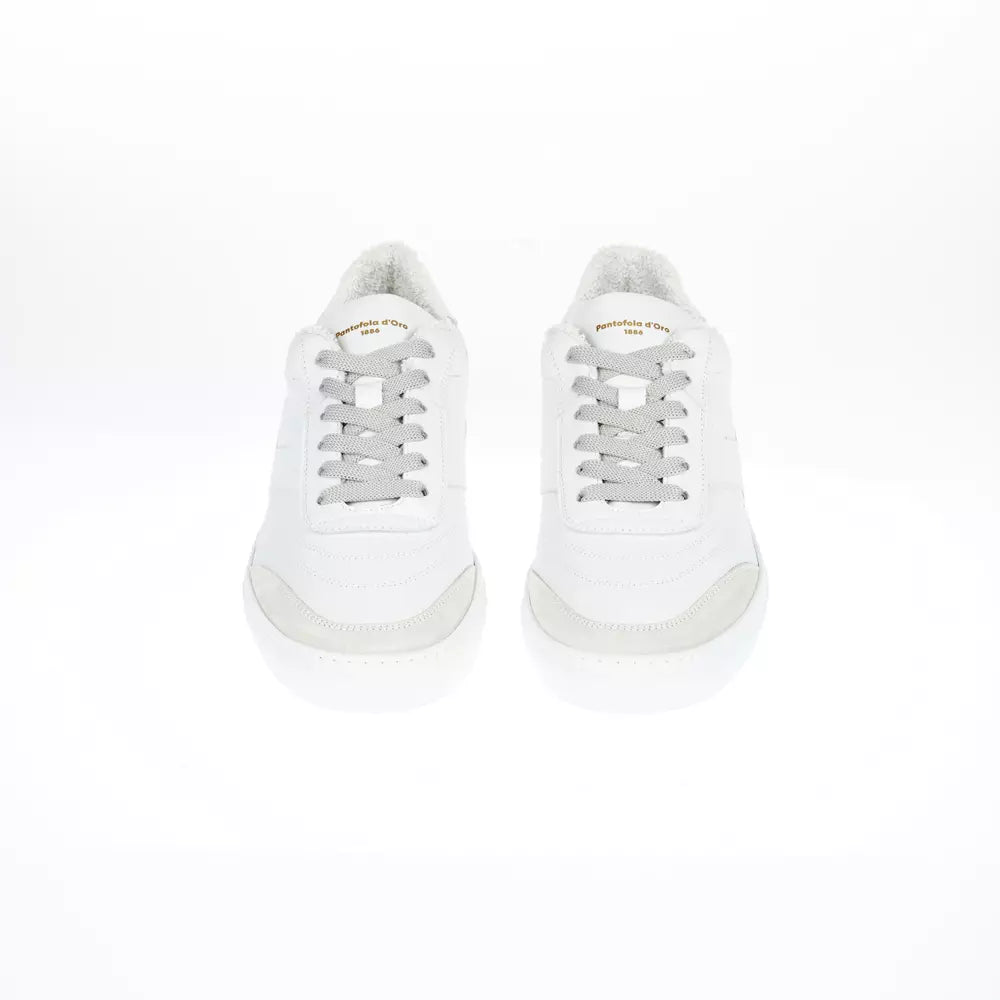 White Leather Sneaker