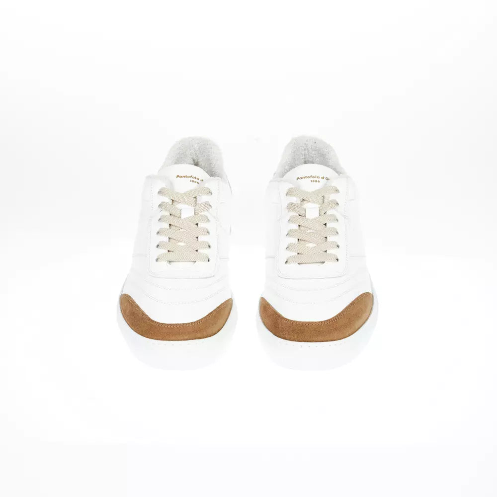 White Leather Sneaker