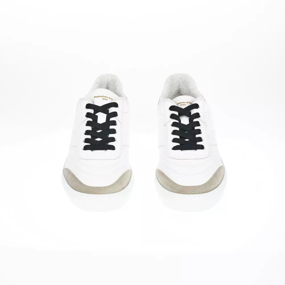 White Leather Sneaker