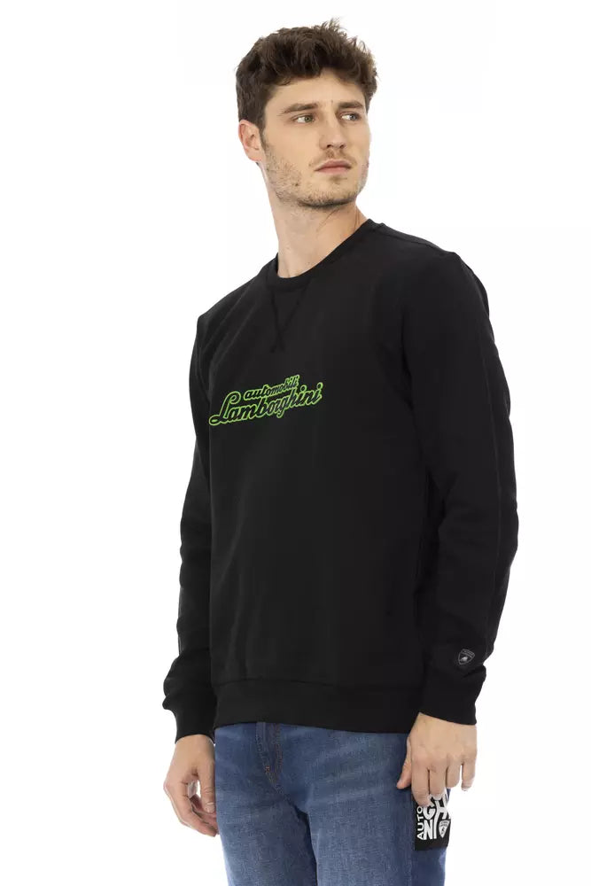 Black Cotton Sweater