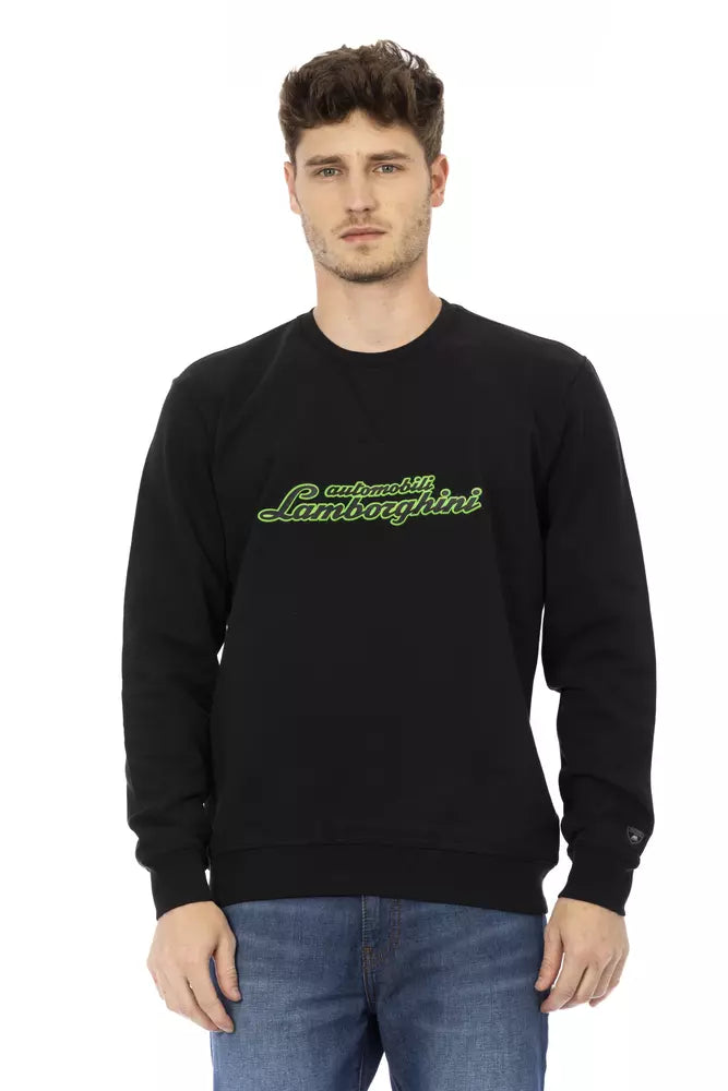 Black Cotton Sweater