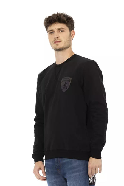 Black Cotton Sweater
