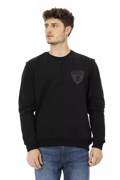 Black Cotton Sweater
