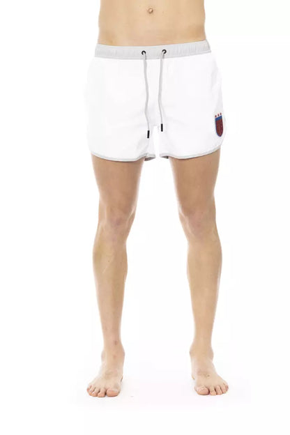 White Polyester Swimwear