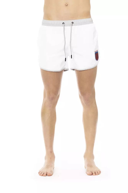 White Polyester Swimwear