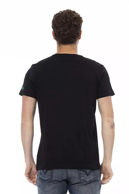 Black Cotton T-Shirt