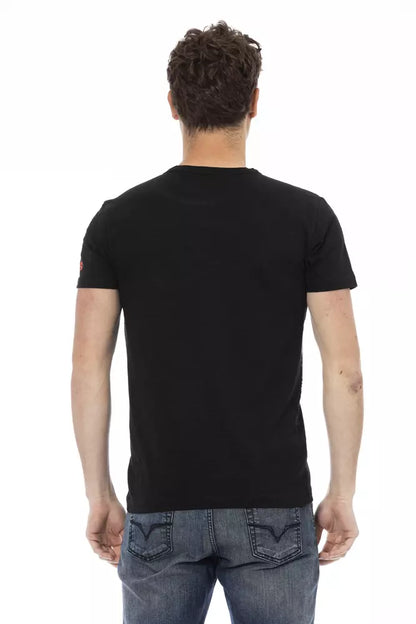 Black Cotton T-Shirt