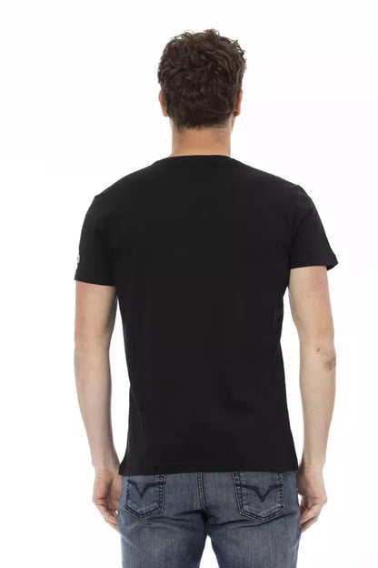 Black Cotton T-Shirt
