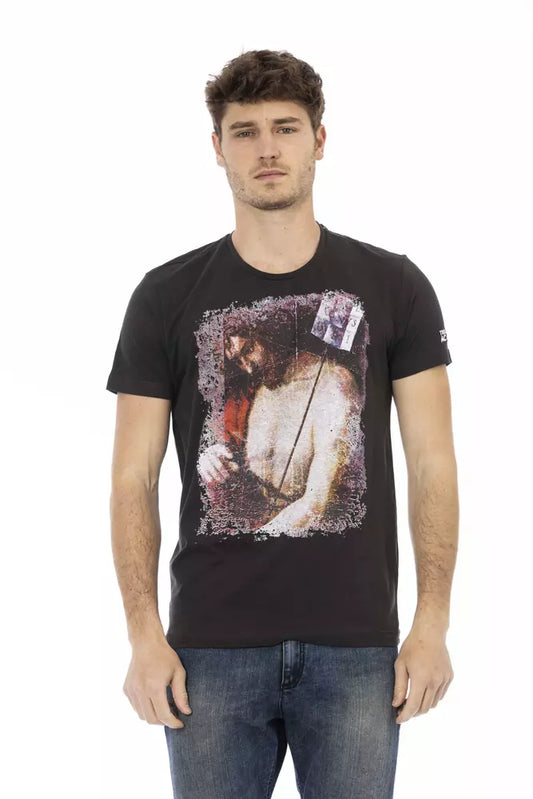 Black Cotton T-Shirt