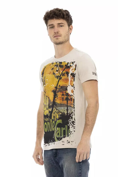 Beige Cotton T-Shirt