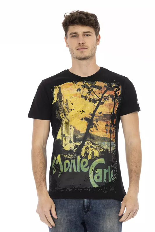 Black Cotton T-Shirt