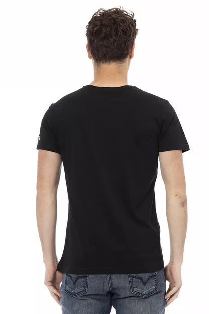Black Cotton T-Shirt